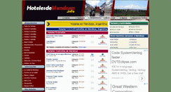 Desktop Screenshot of hotelesdemendoza.info
